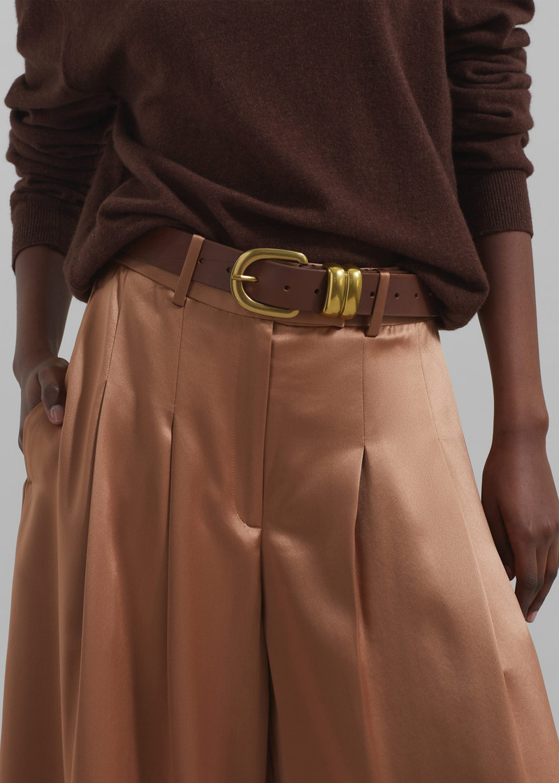 By Malene Birger Zoira Belt - Dark Brown 3