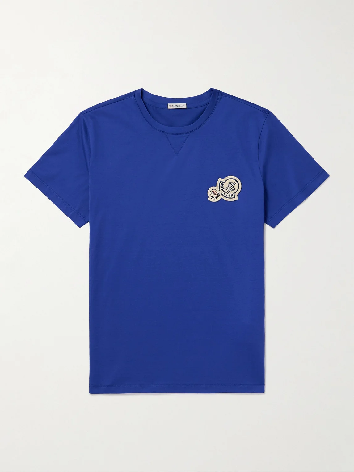 Logo-Appliquéd Cotton-Jersey T-Shirt - 1
