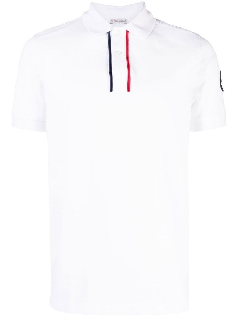 Moncler logo-patch short-sleeve polo shirt | REVERSIBLE
