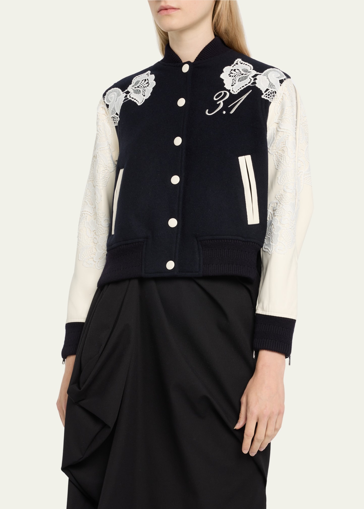 3.1 x BG Exclusive Embroidered Varsity Jacket – 3.1 Phillip Lim