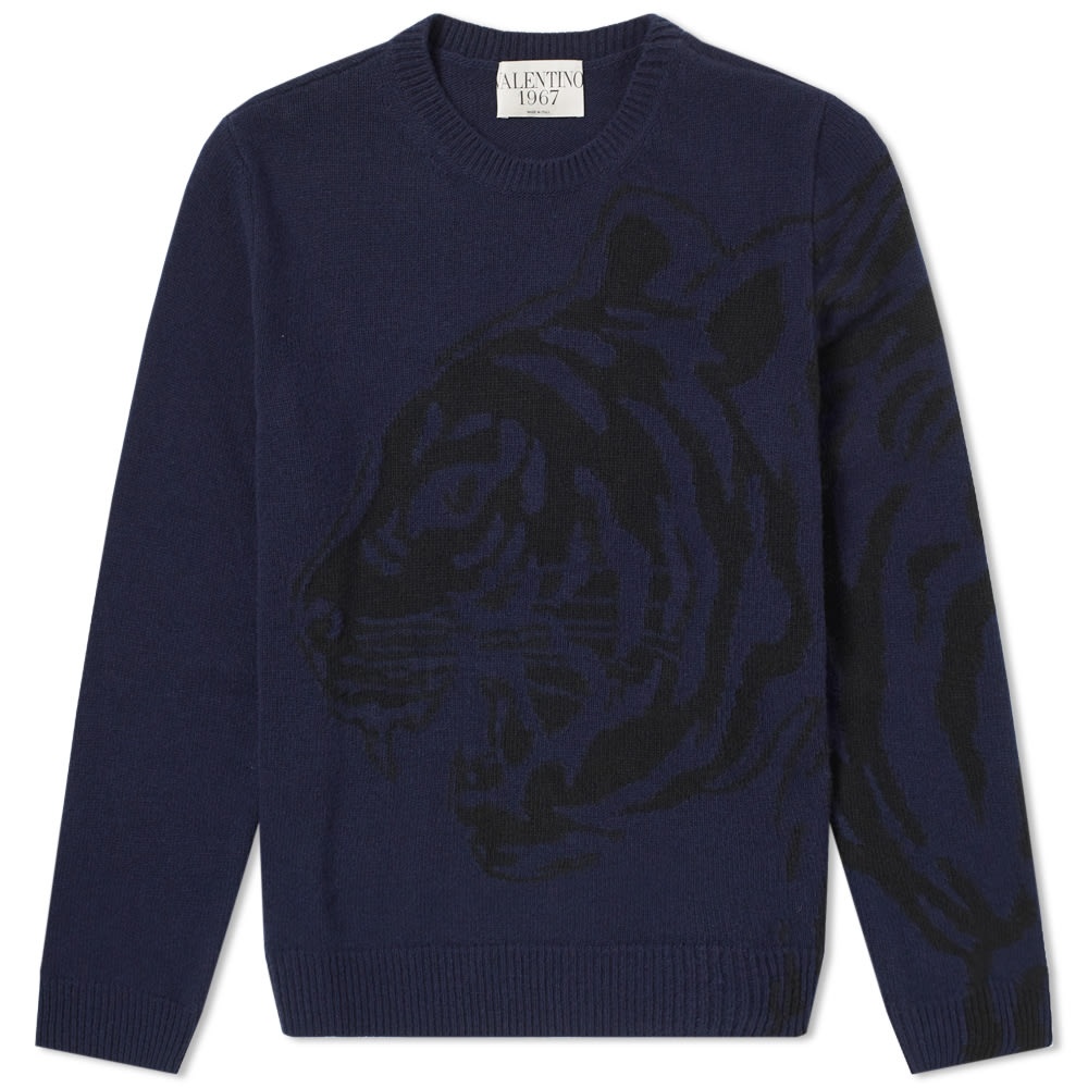 Valentino Tiger Intarsia Wool Knit - 1