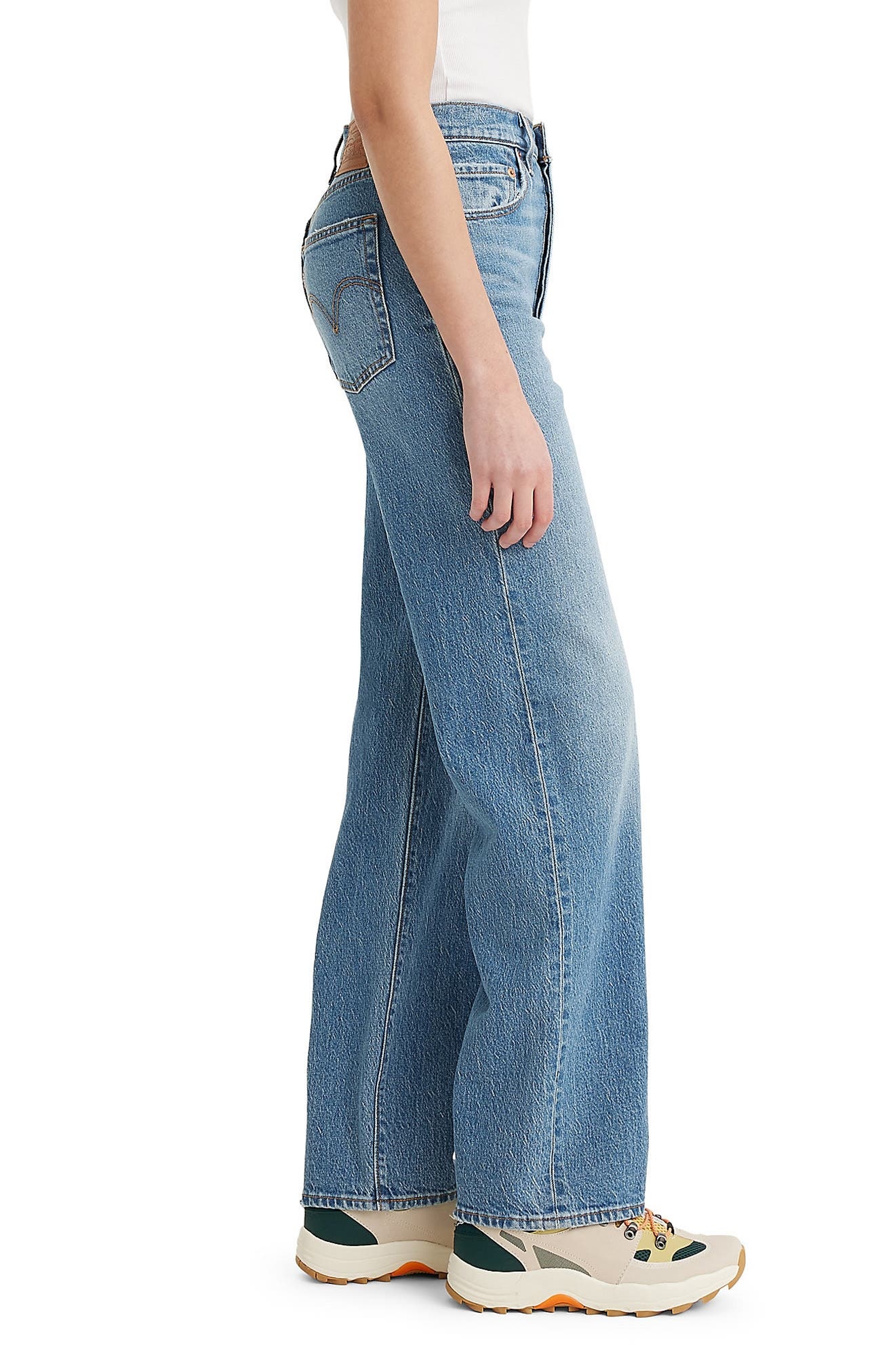 Ribcage High Waist Straight Leg Jeans - 3