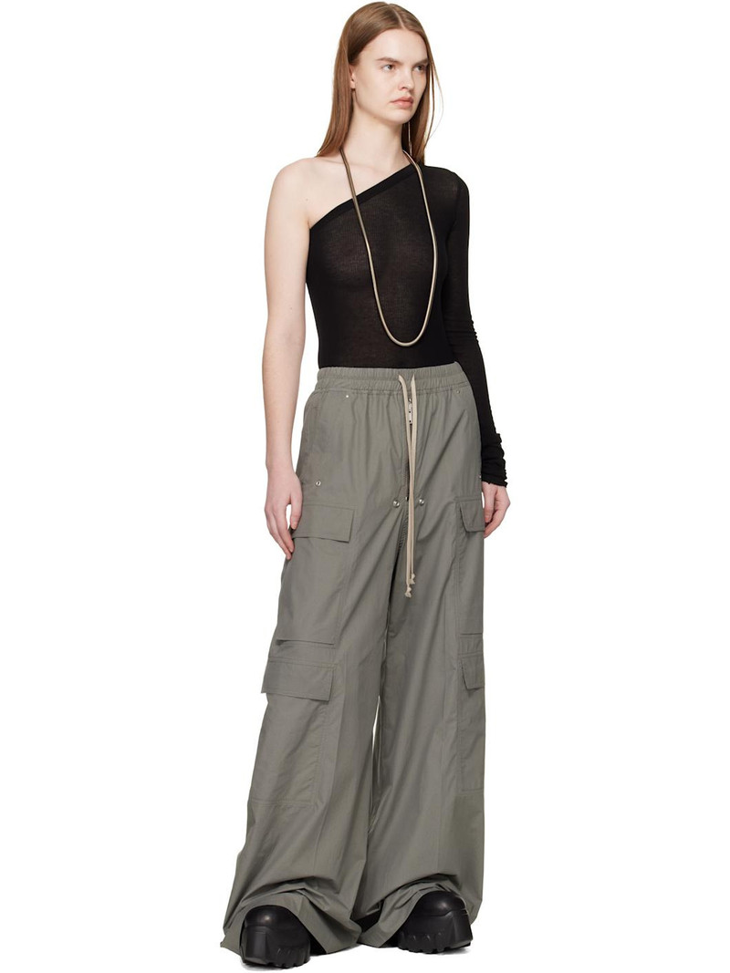 Rick Owens Khaki Temple Cargobelas Cargo Pants outlook