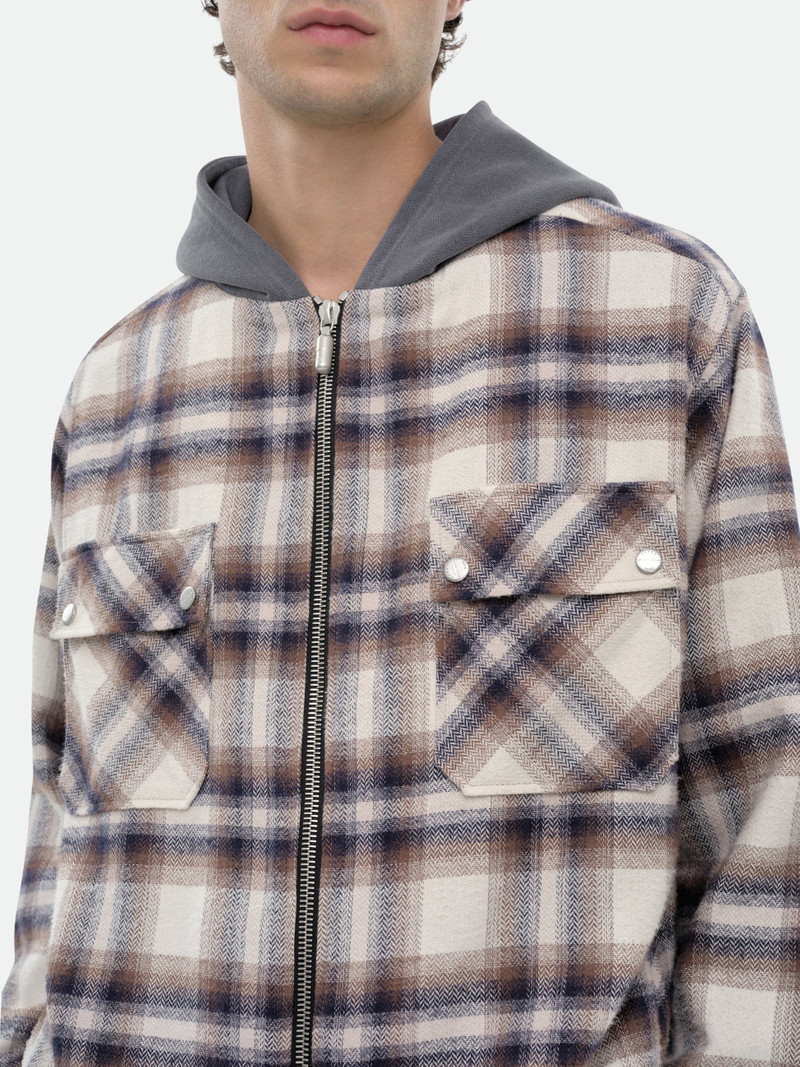HOODED FLANNEL JACKET 8