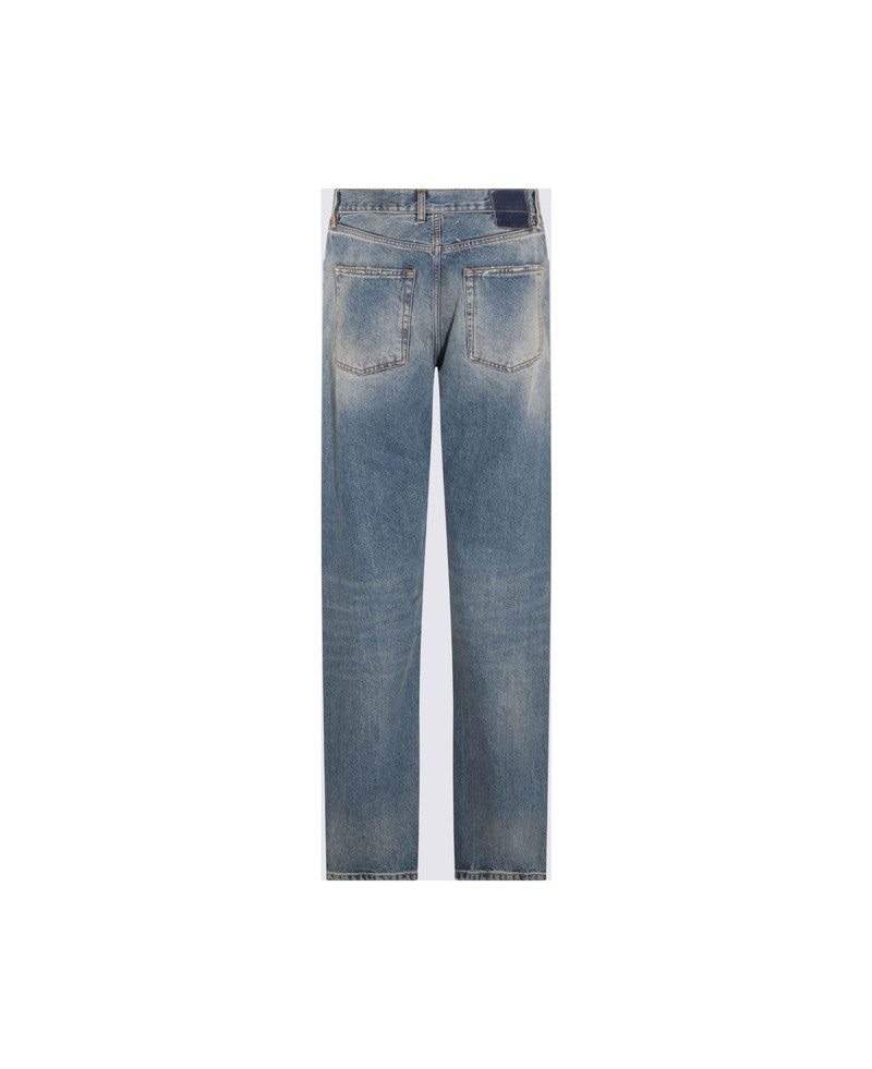 Maison Margiela Light Classic Wash Denim Wide Leg Jeans outlook