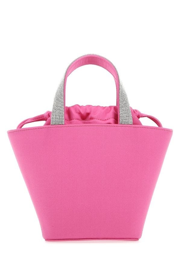 Fuchsia satin Rih handbag - 1