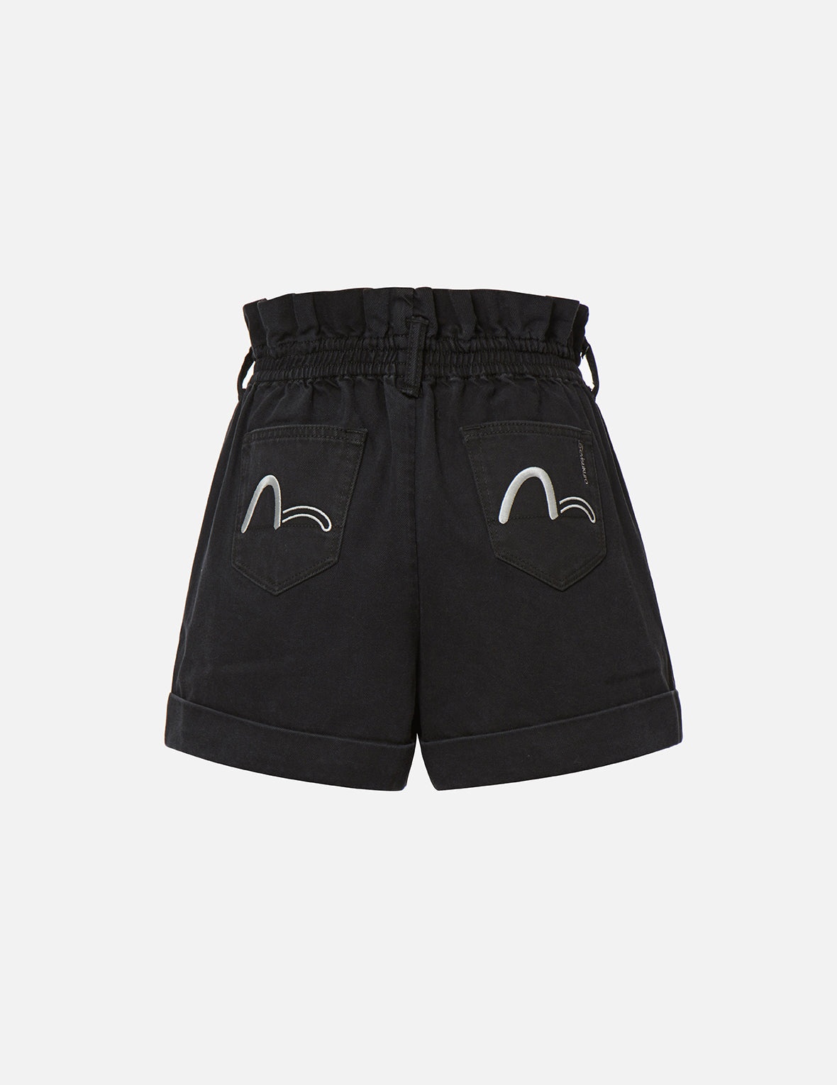 Paper Bag Denim Shorts - 7