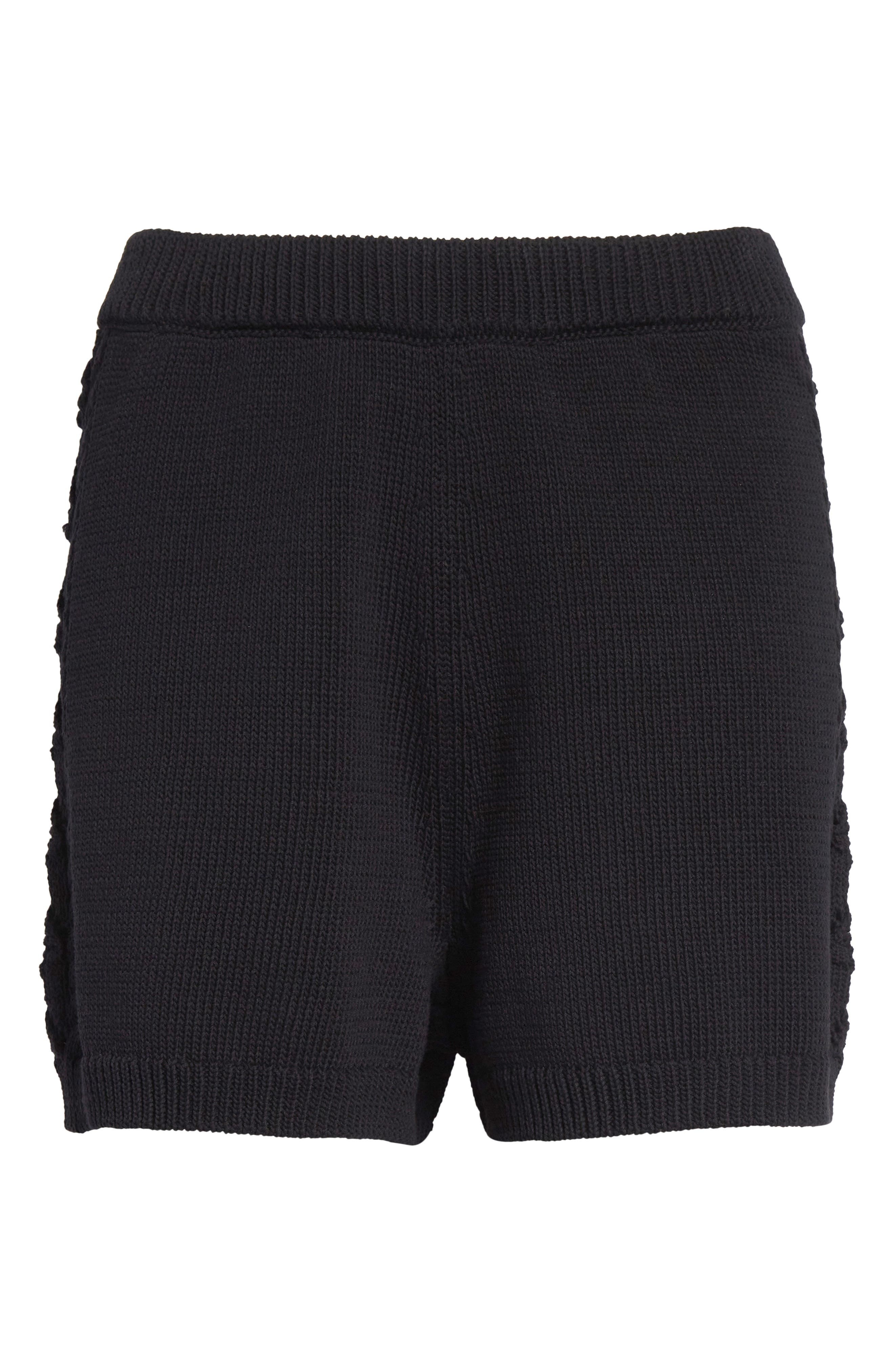 LOULOU DE SAISON Andel Sweater Shorts in Black at Nordstrom - 6