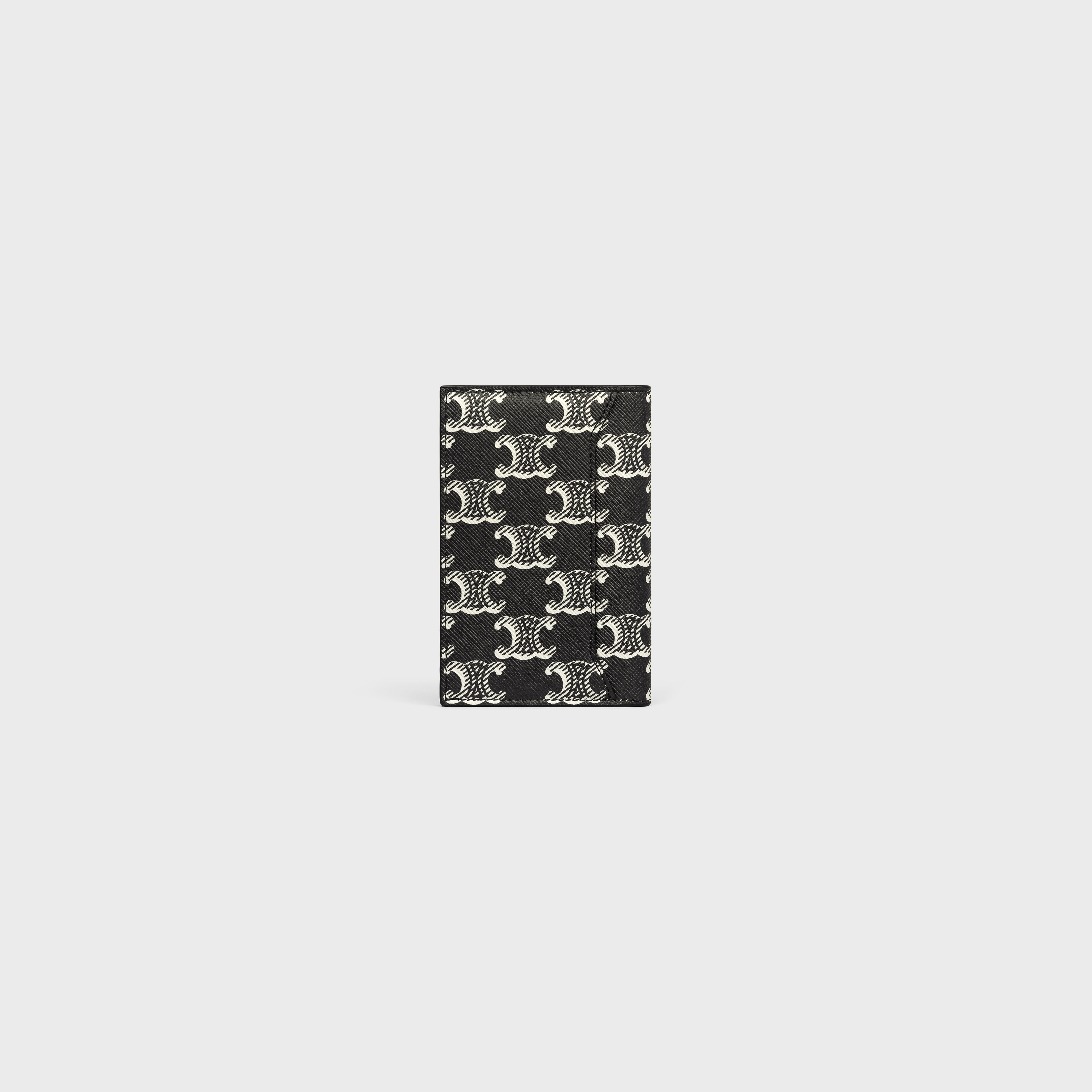 VERTICAL CARD HOLDER in Triomphe canvas two-tone - 2