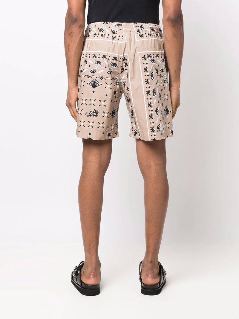 paisley print shorts 4