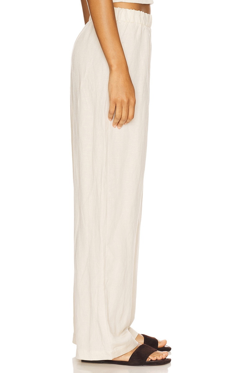 perfectwhitetee Woven Linen Pant outlook