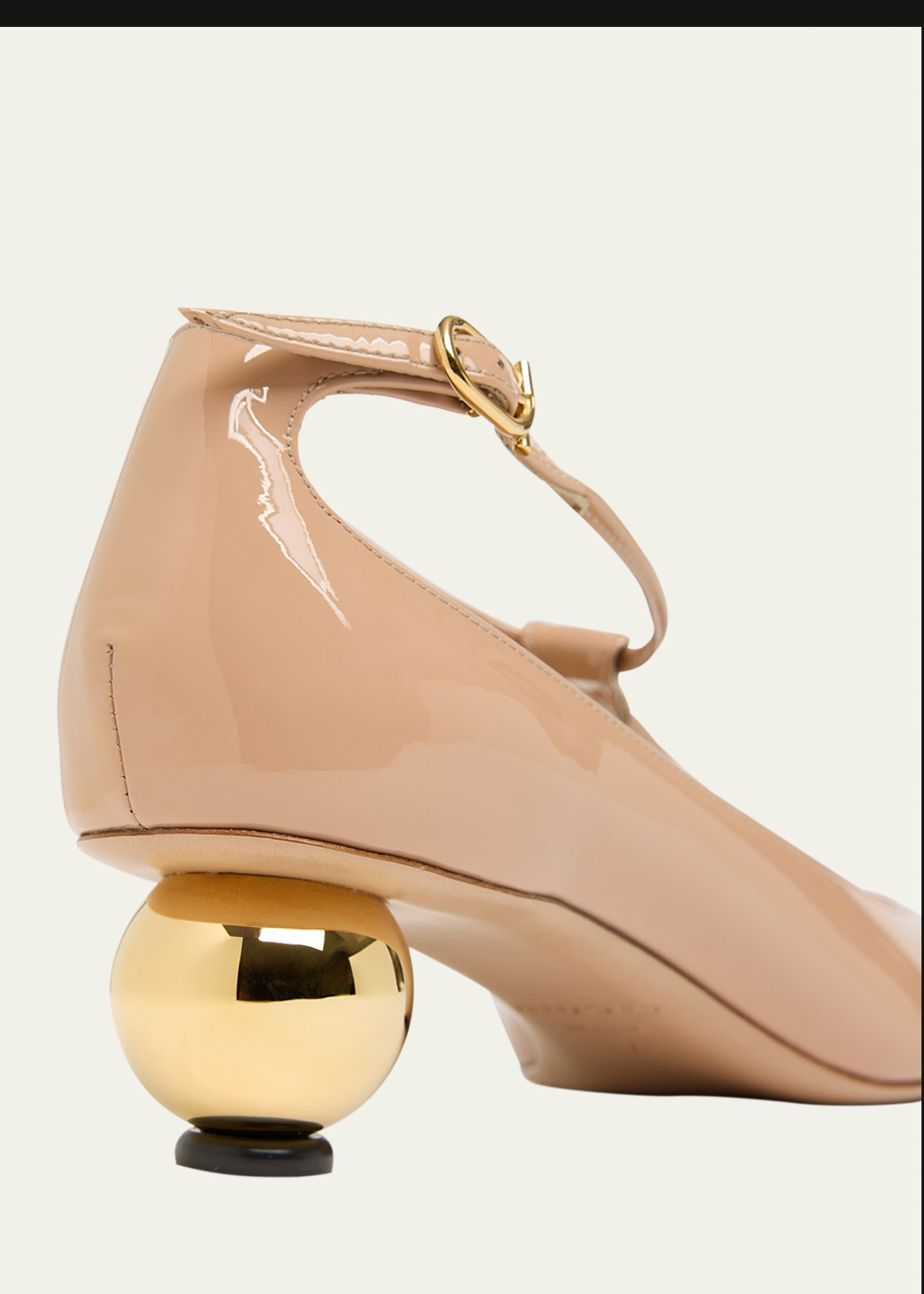 Tania Patent T-Strap Pumps - 4