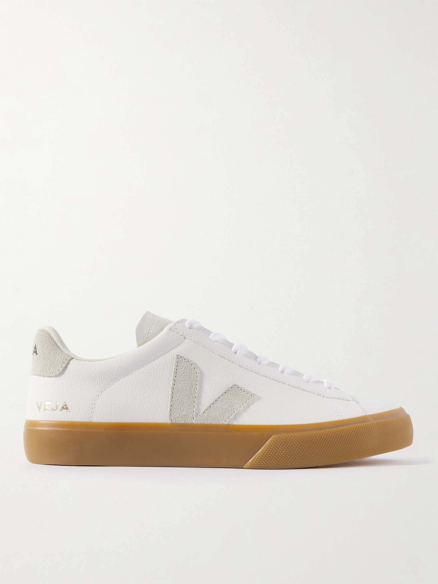 Campo  Suede-Trimmed Leather Sneakers - 1