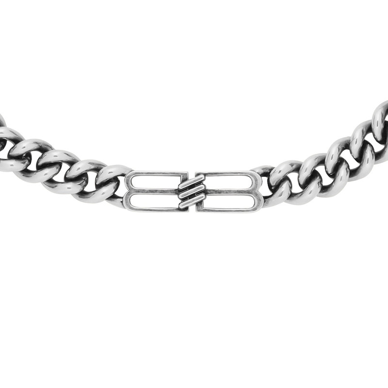 Bb Icon Gournette Necklace in Antique Silver 3