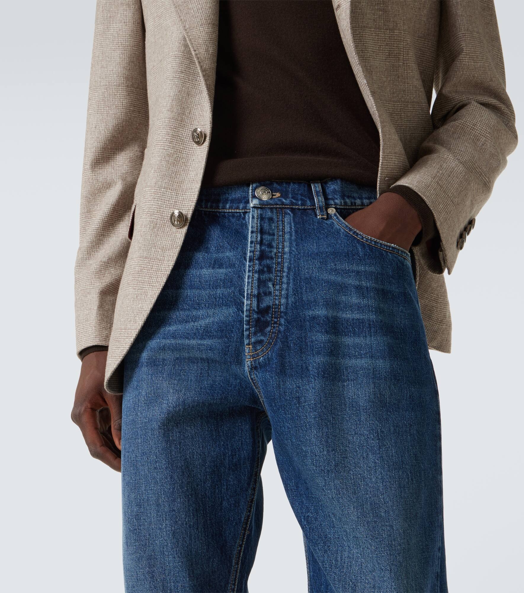 Mid-rise slim jeans - 5