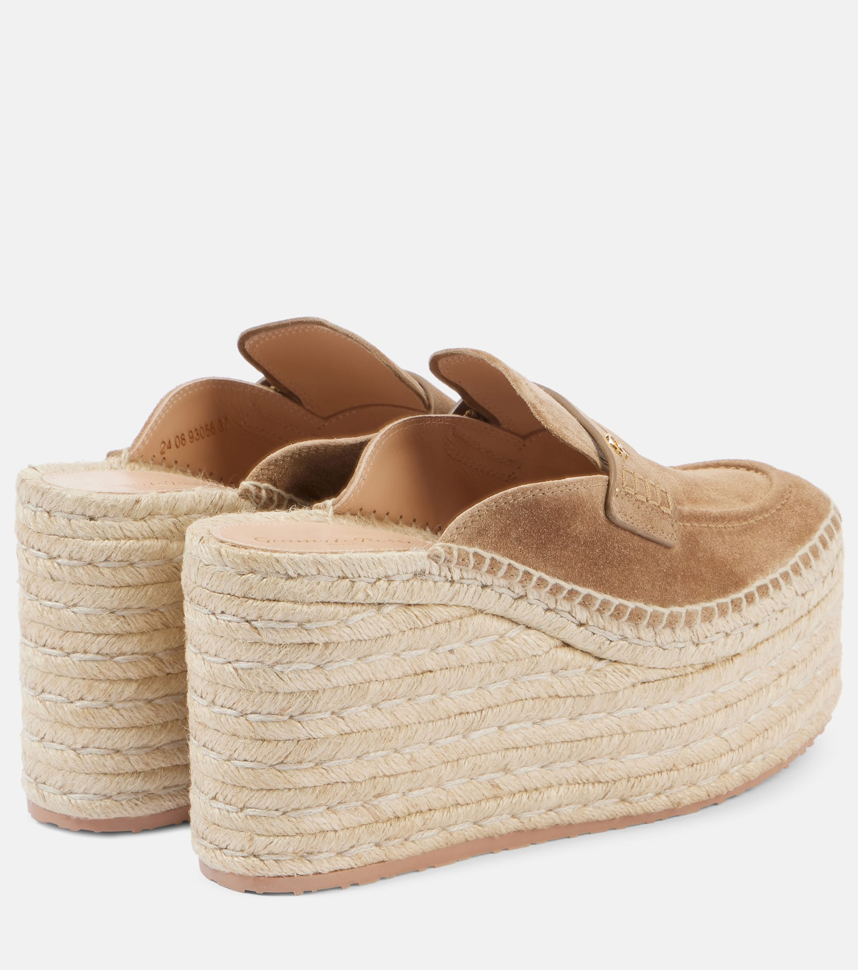 Suede espadrille wedges - 3