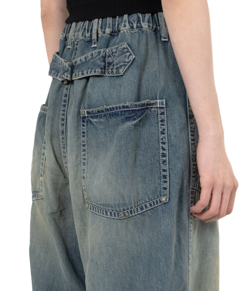 Light Denim Wide Pants 17