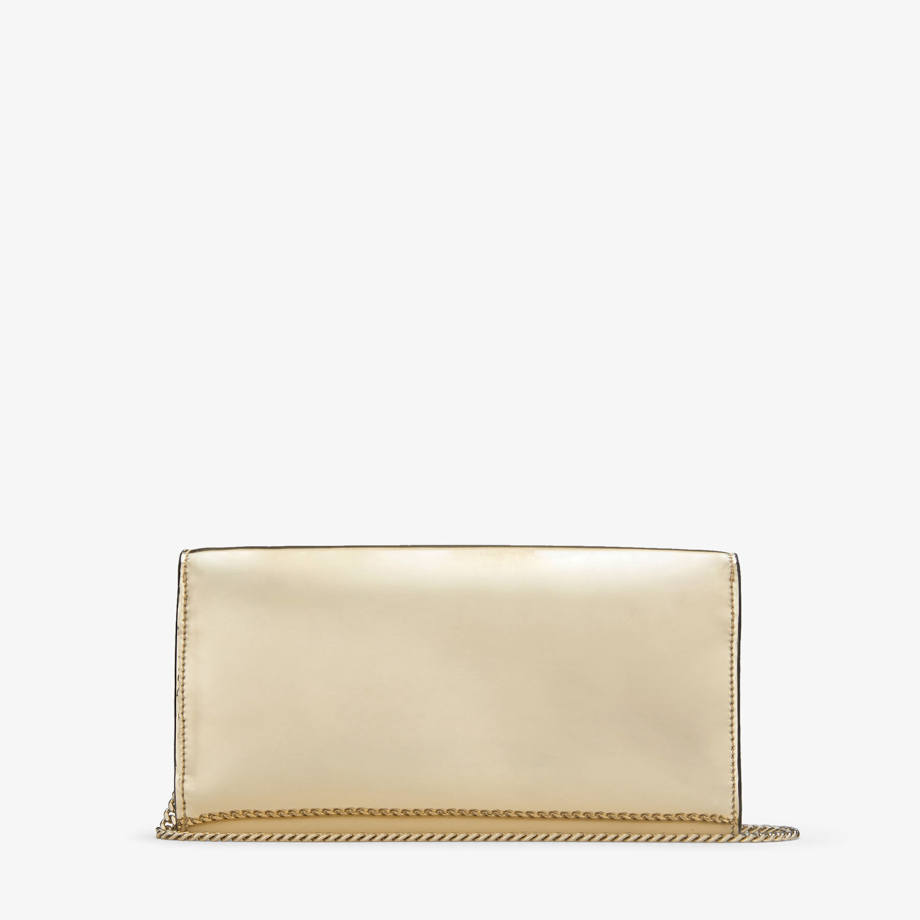 Emmie
Gold Mirror Fabric Clutch Bag - 6