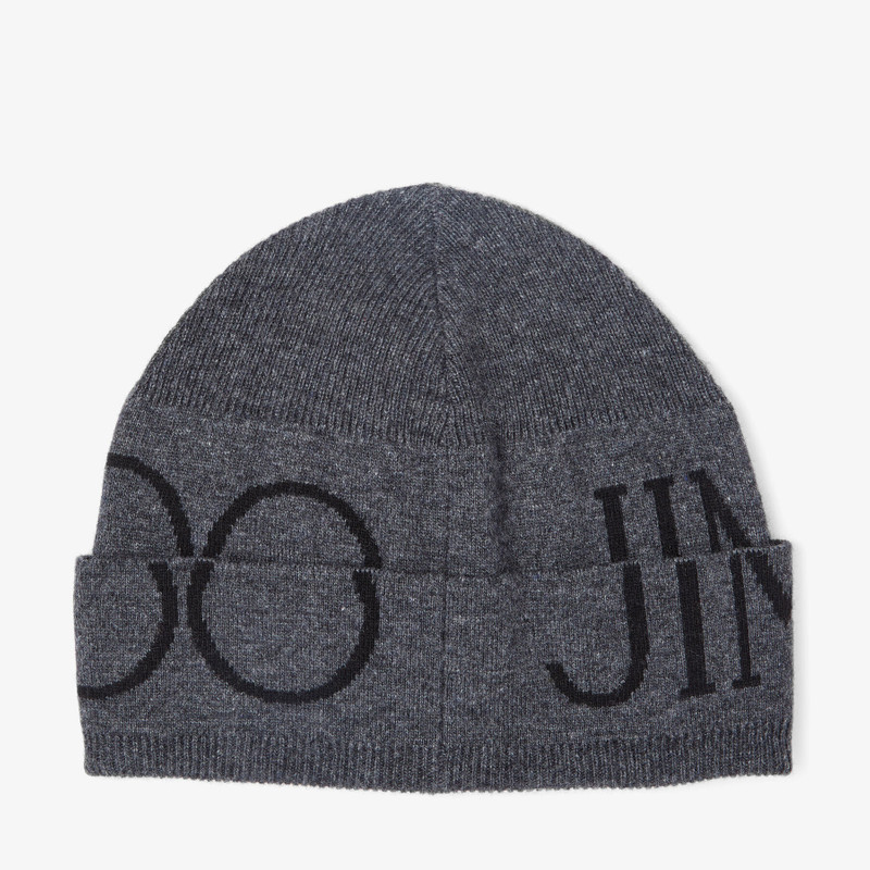 JIMMY CHOO Jens
Marl Grey Wool and Cashmere Hat with Black Jimmy Choo Logo outlook