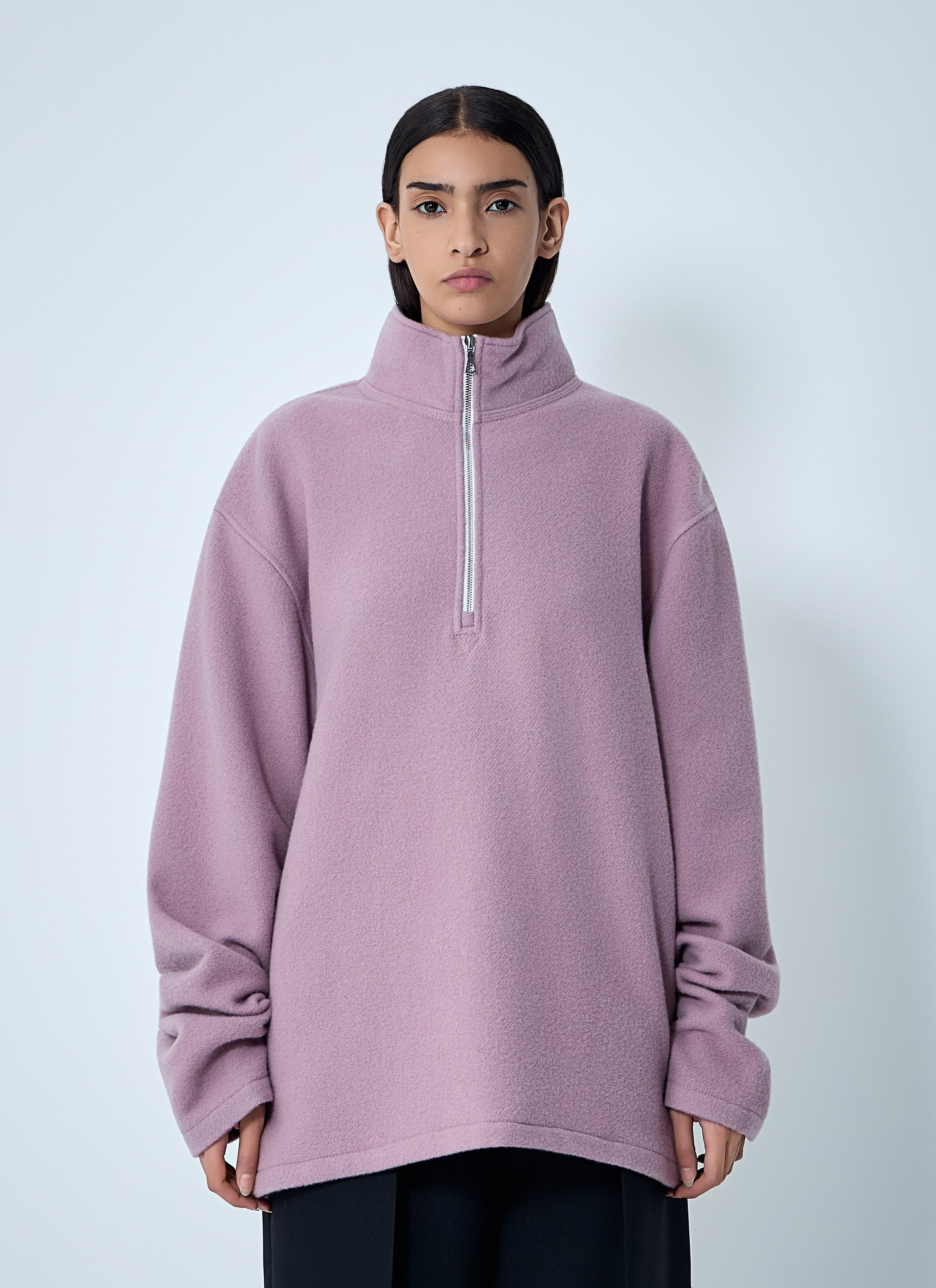 Rier Men Zip-Up Fleece Sweatshirt - 7