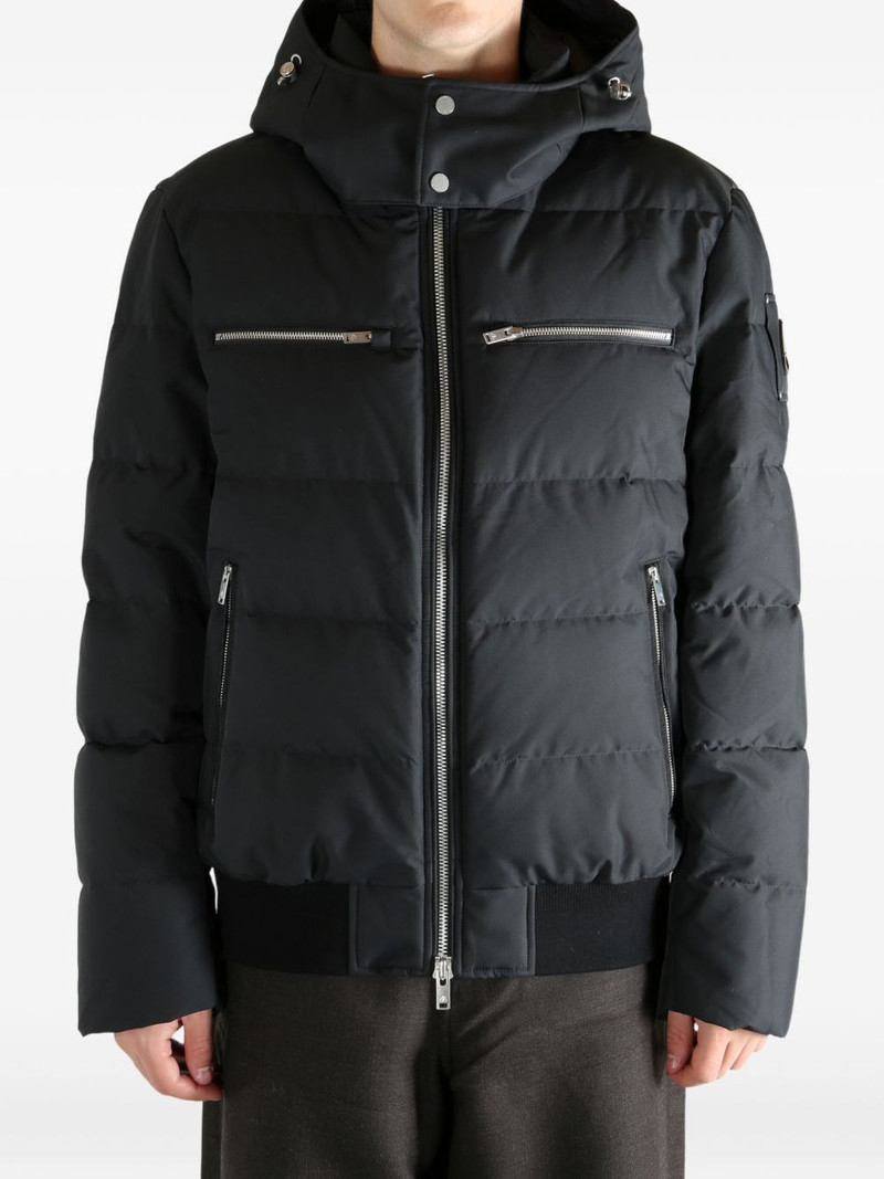 MOOSE KNUCKLES hooded zip-up jacket outlook