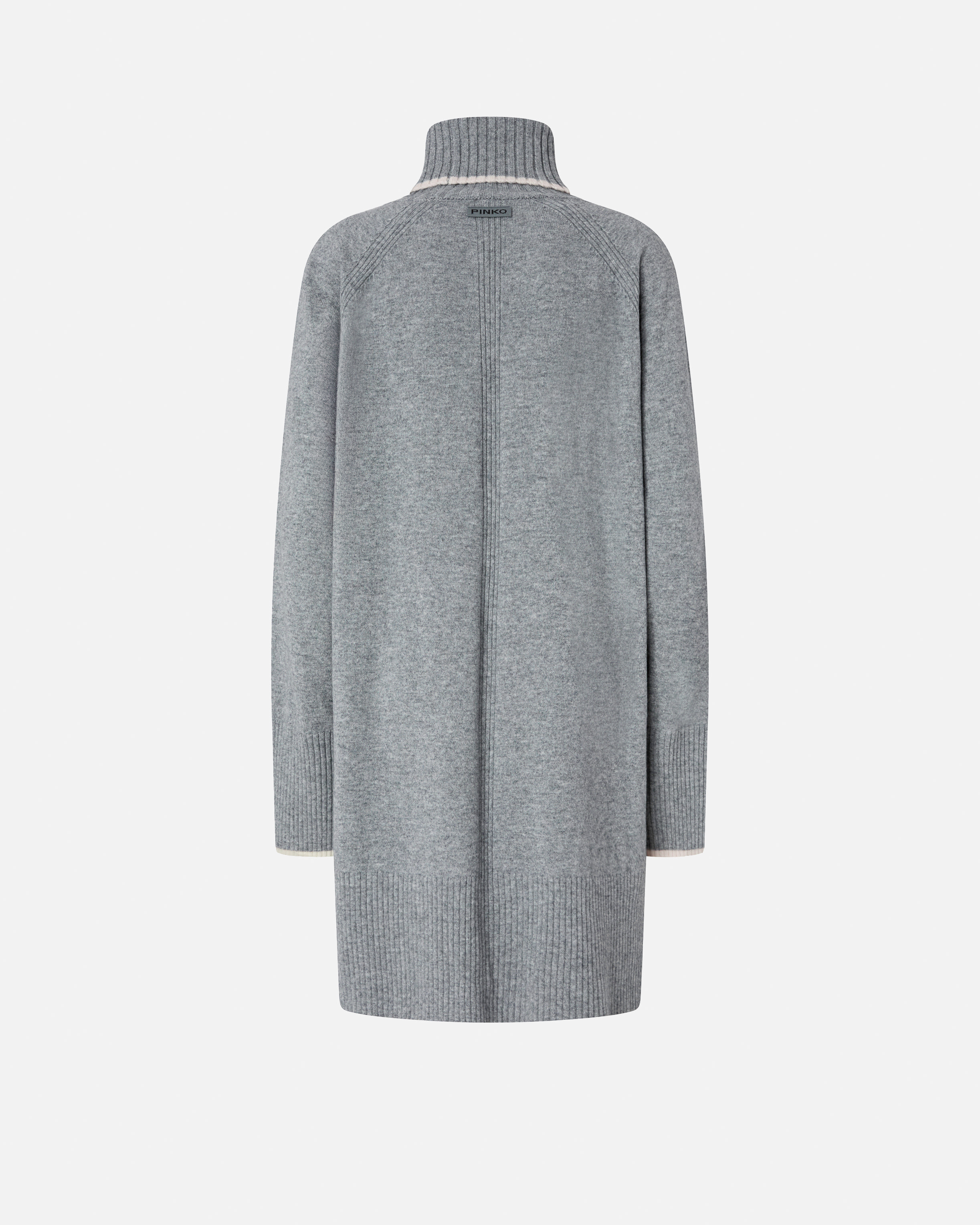 SHORT KNIT DRESS WITH HIGH NECK - 6