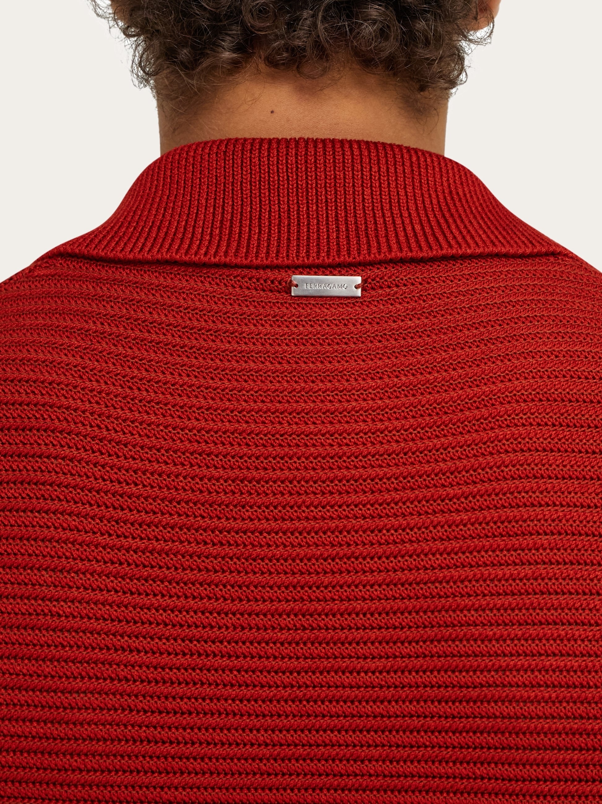 Cotton knit polo shirt - 5