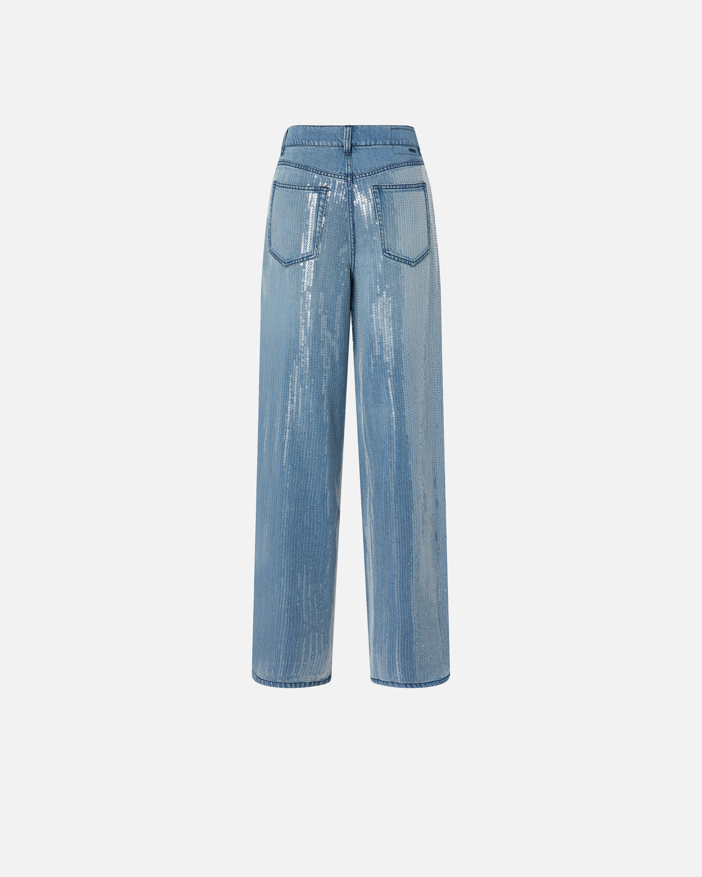 FULLY SEQUINNED DENIM JEANS - 7