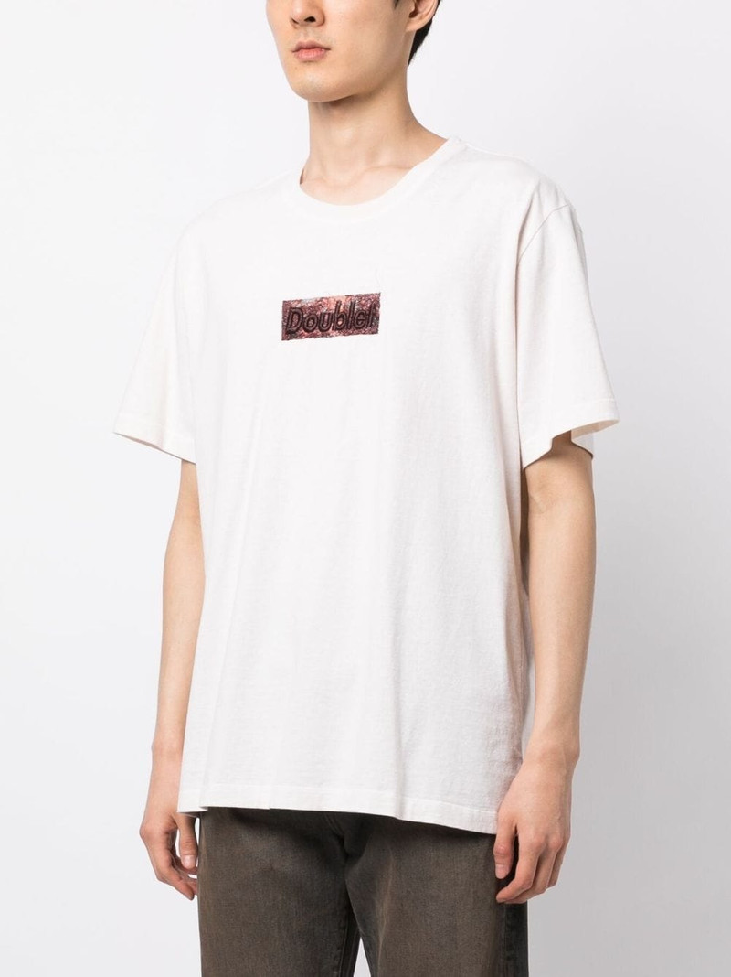 logo-patch cotton T-shirt 3