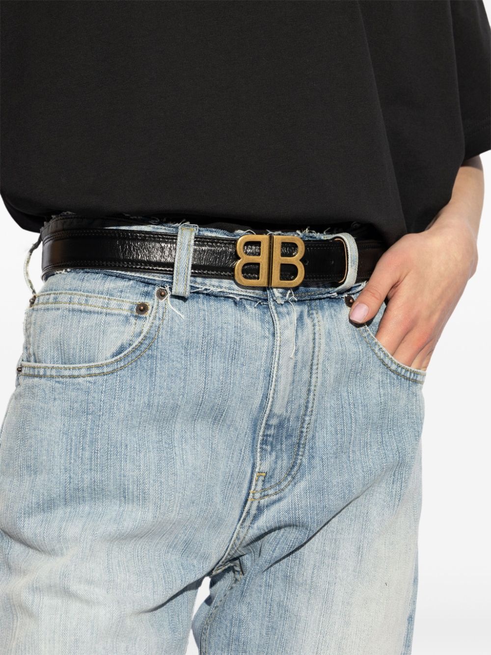 BB leather belt - 4