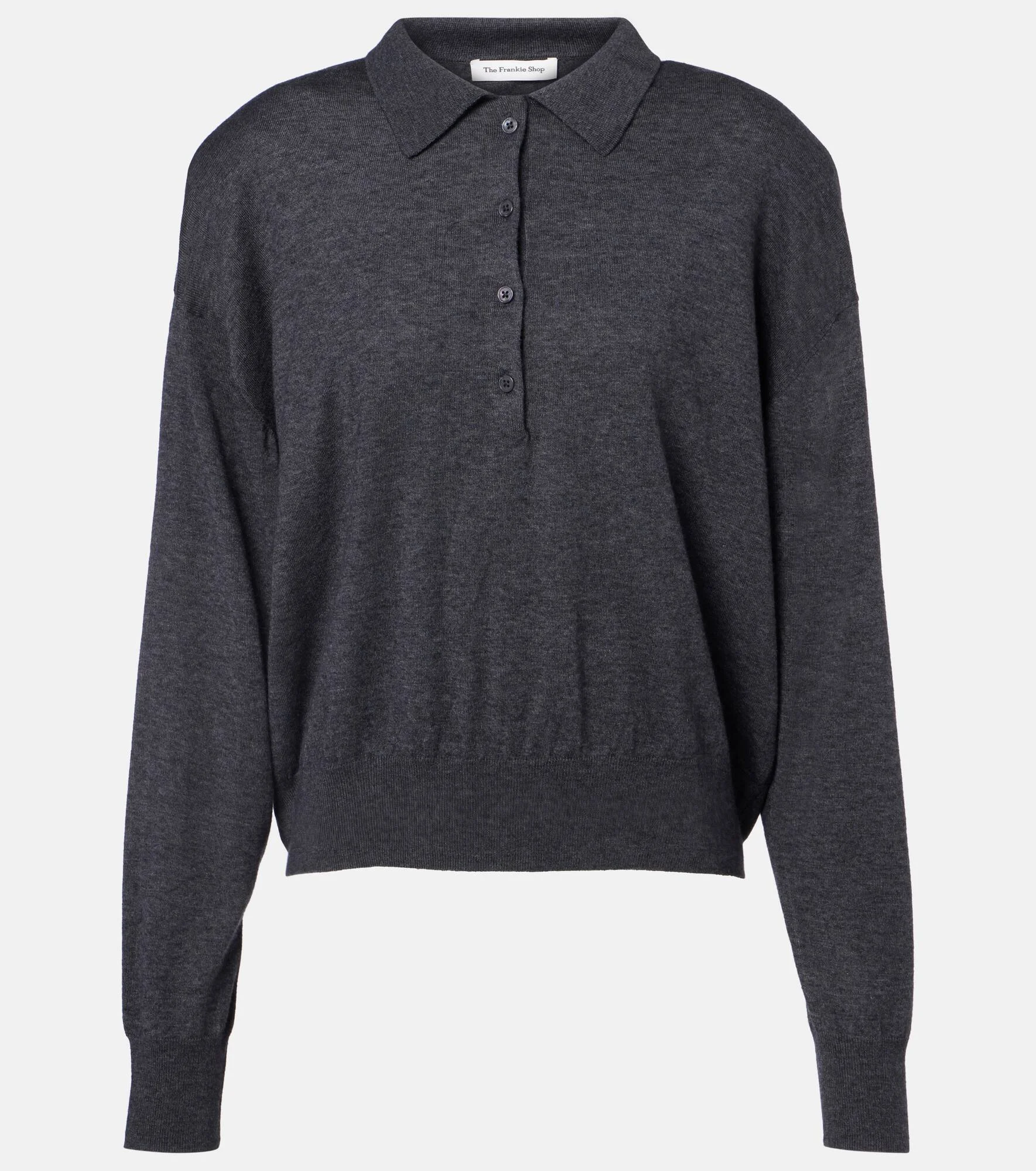 Croydon wool-blend polo sweater - 1