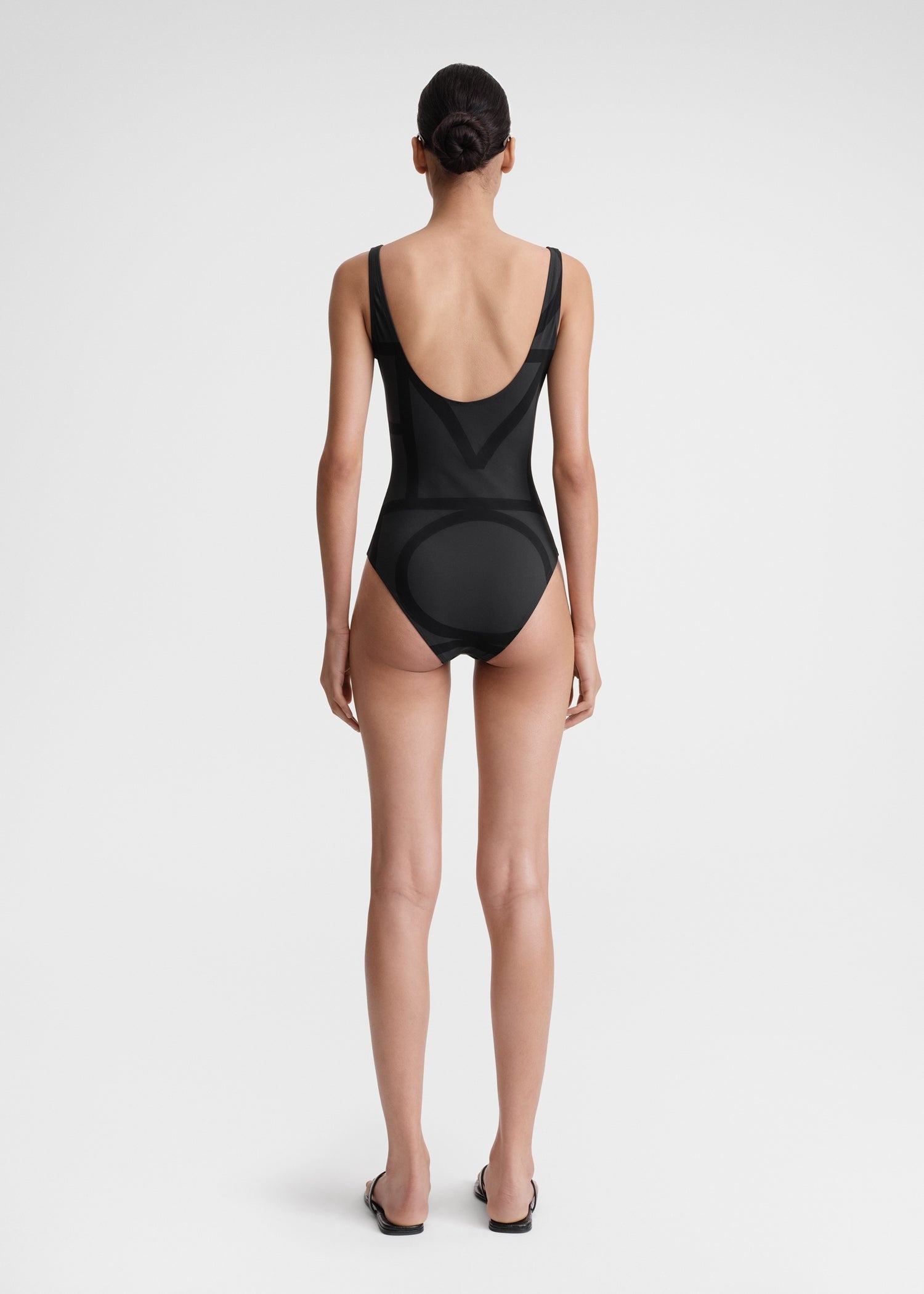 Monogram swimsuit black/black - 4