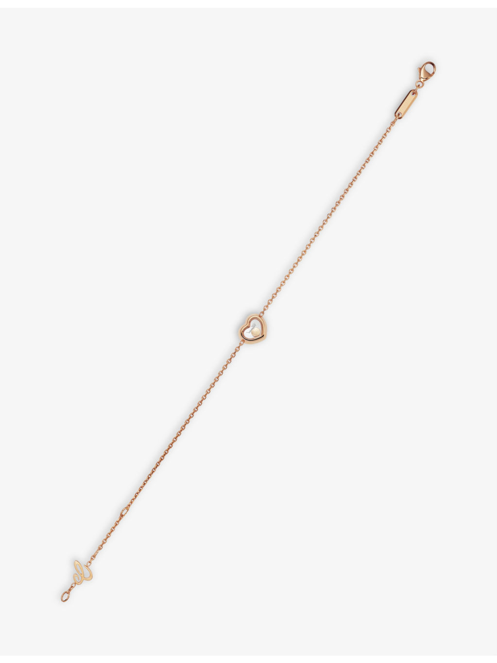 Happy Diamonds Icons 18ct rose-gold and 0.05ct diamond bracelet - 3