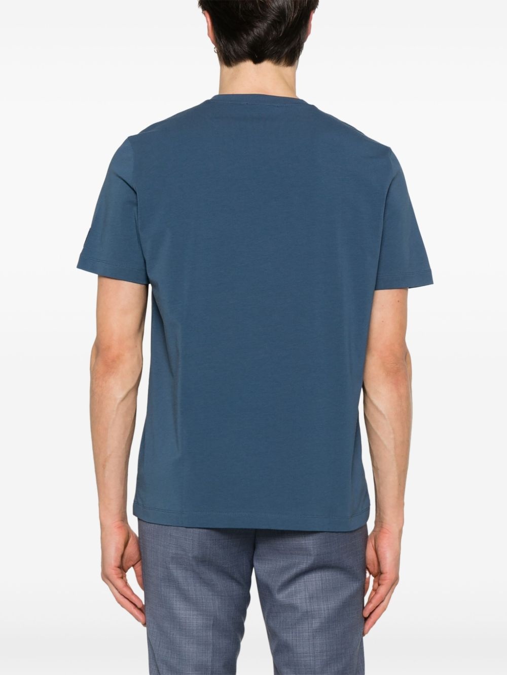 embroidered-logo T-shirt - 3