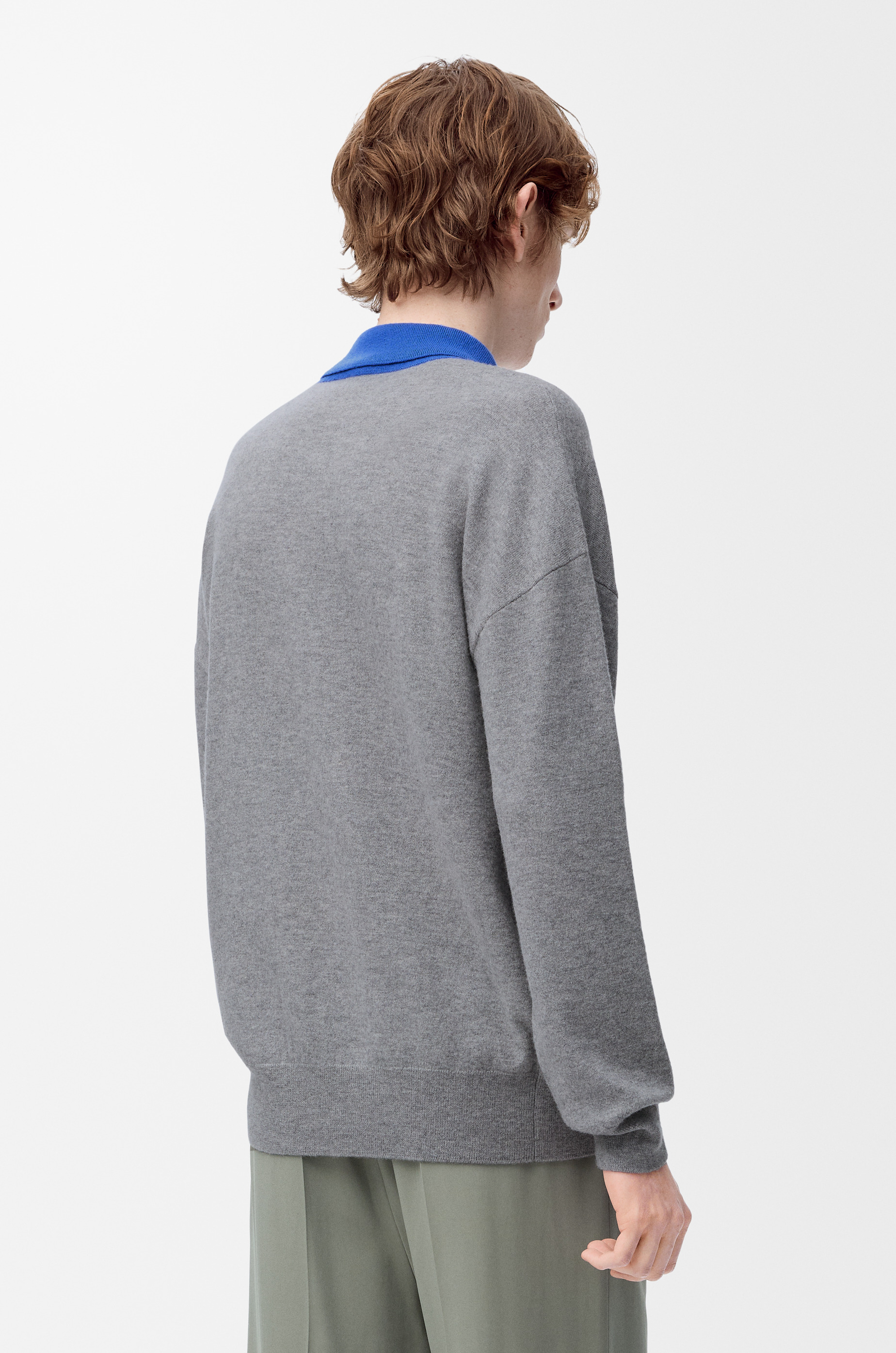 Polo cardigan in wool - 4
