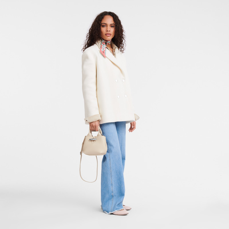Longchamp Le Roseau XS Handbag Paper - Leather outlook