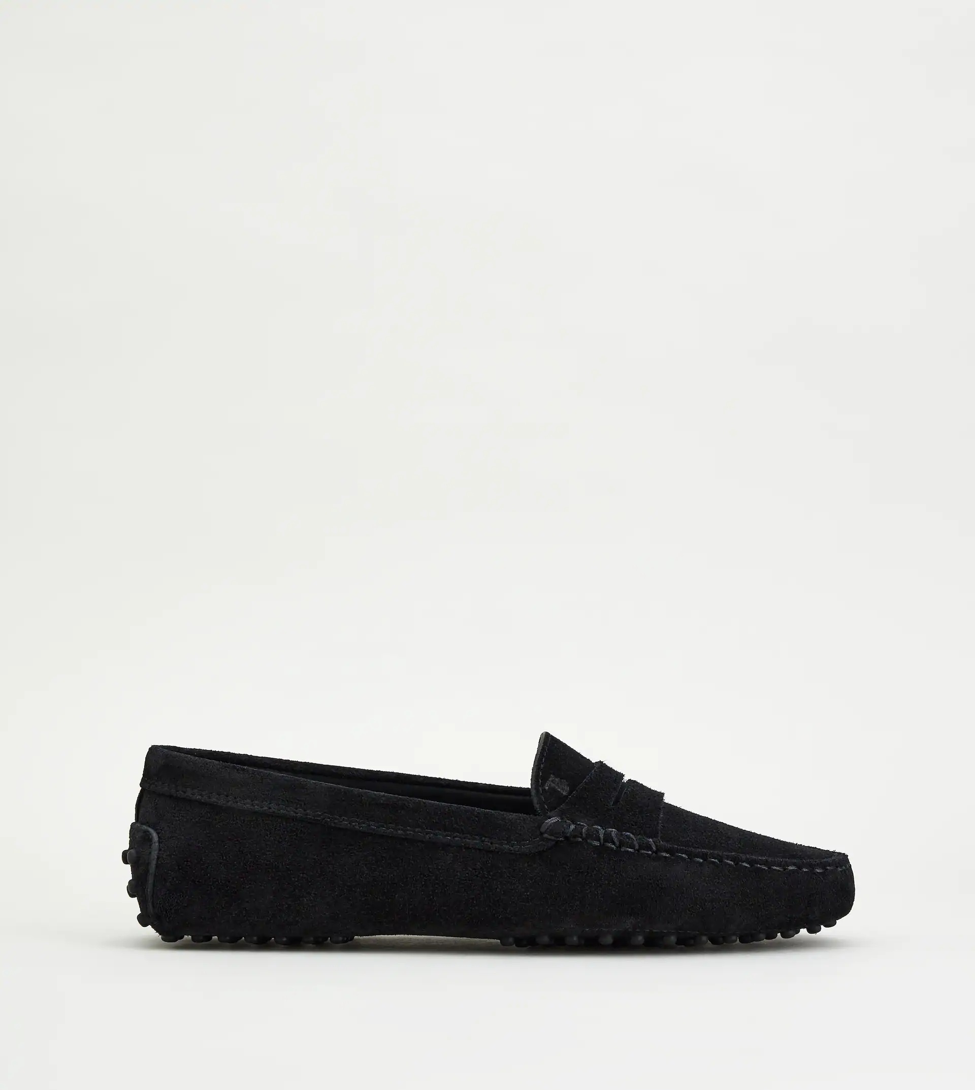 GOMMINO DRIVING SHOES IN SUEDE - BLACK - 1