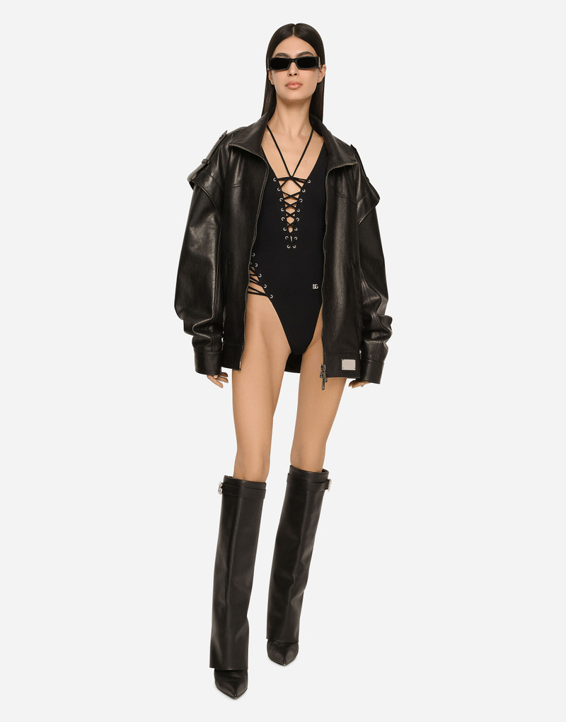 Dolce & Gabbana Oversize bullskin jacket outlook