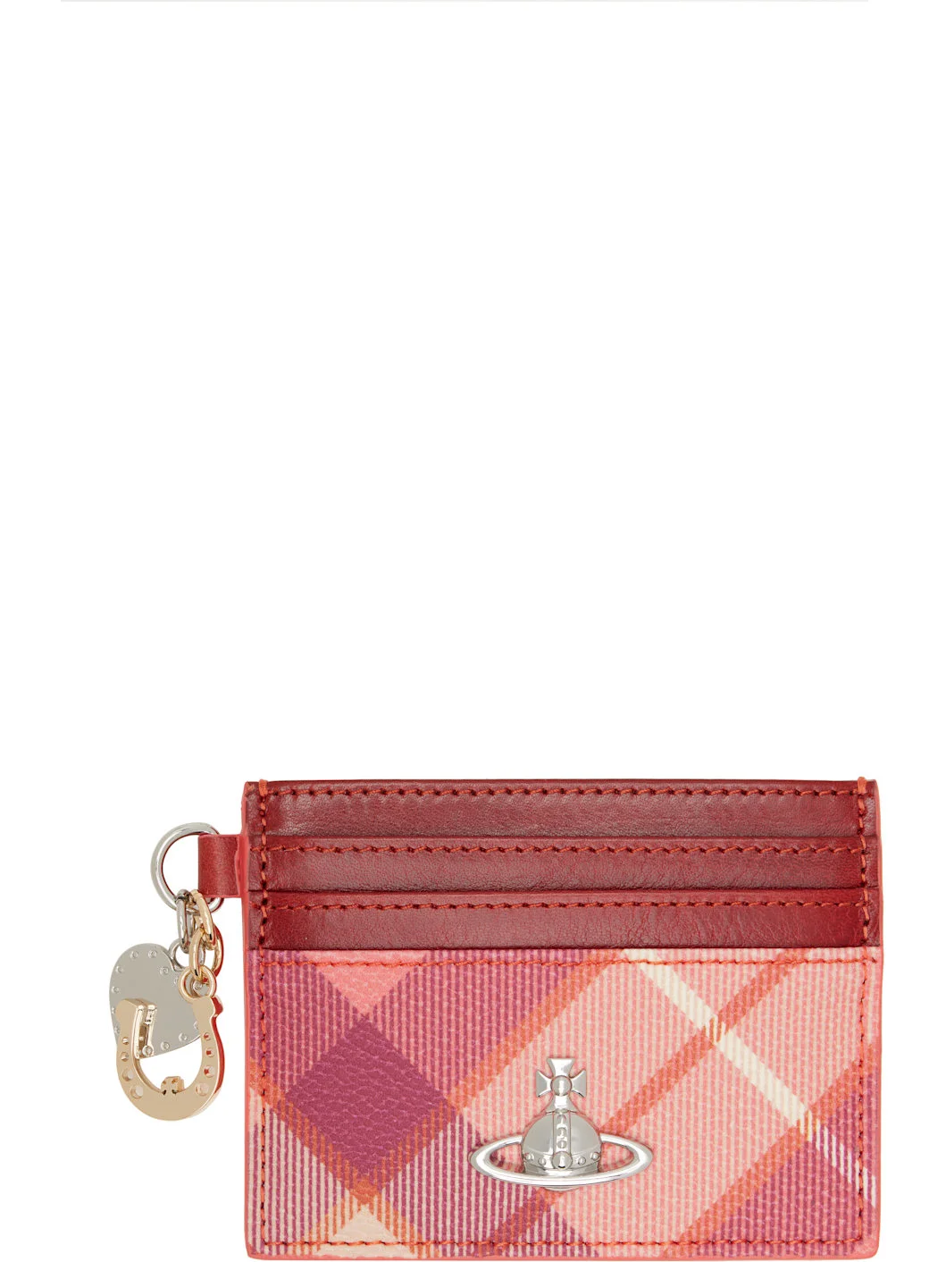 Red & Pink Charms Card Holder - 1