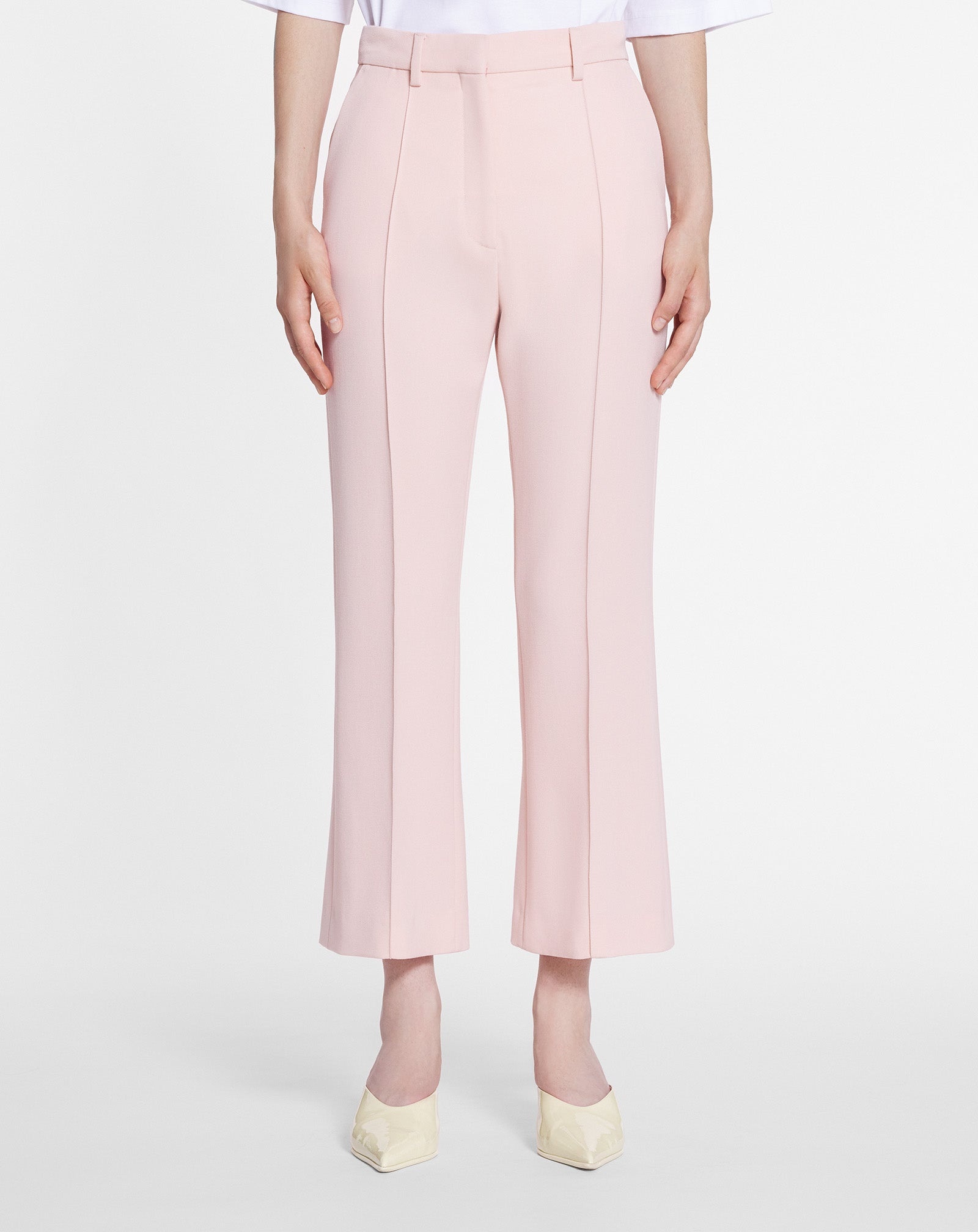 FLARED CROPPED PANTS - 3