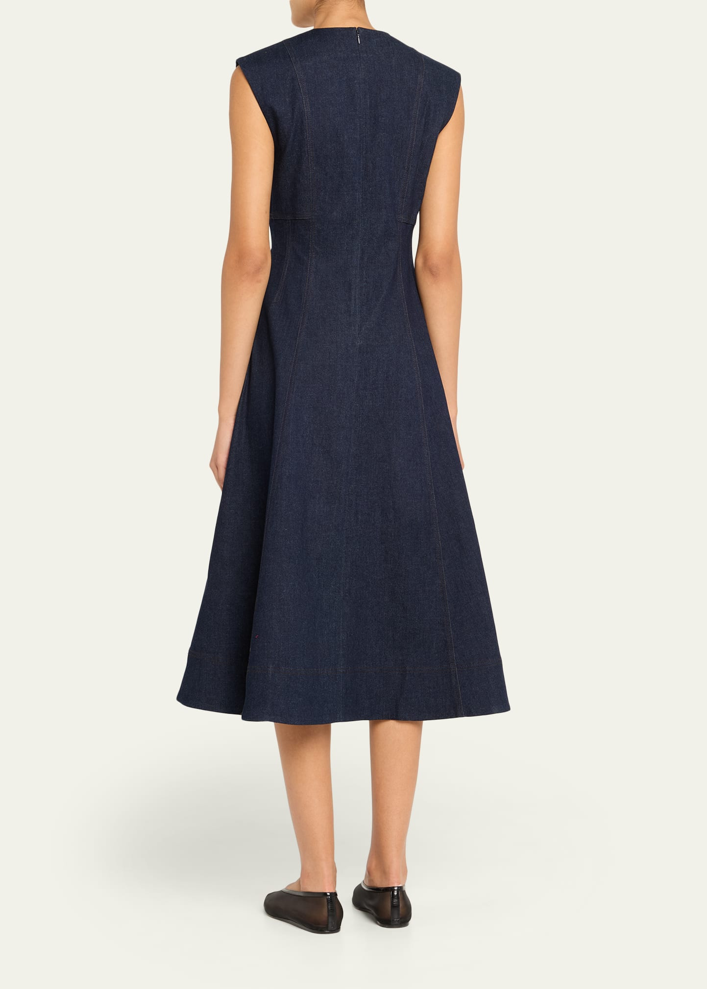 Dulce Denim Midi Dress - 3