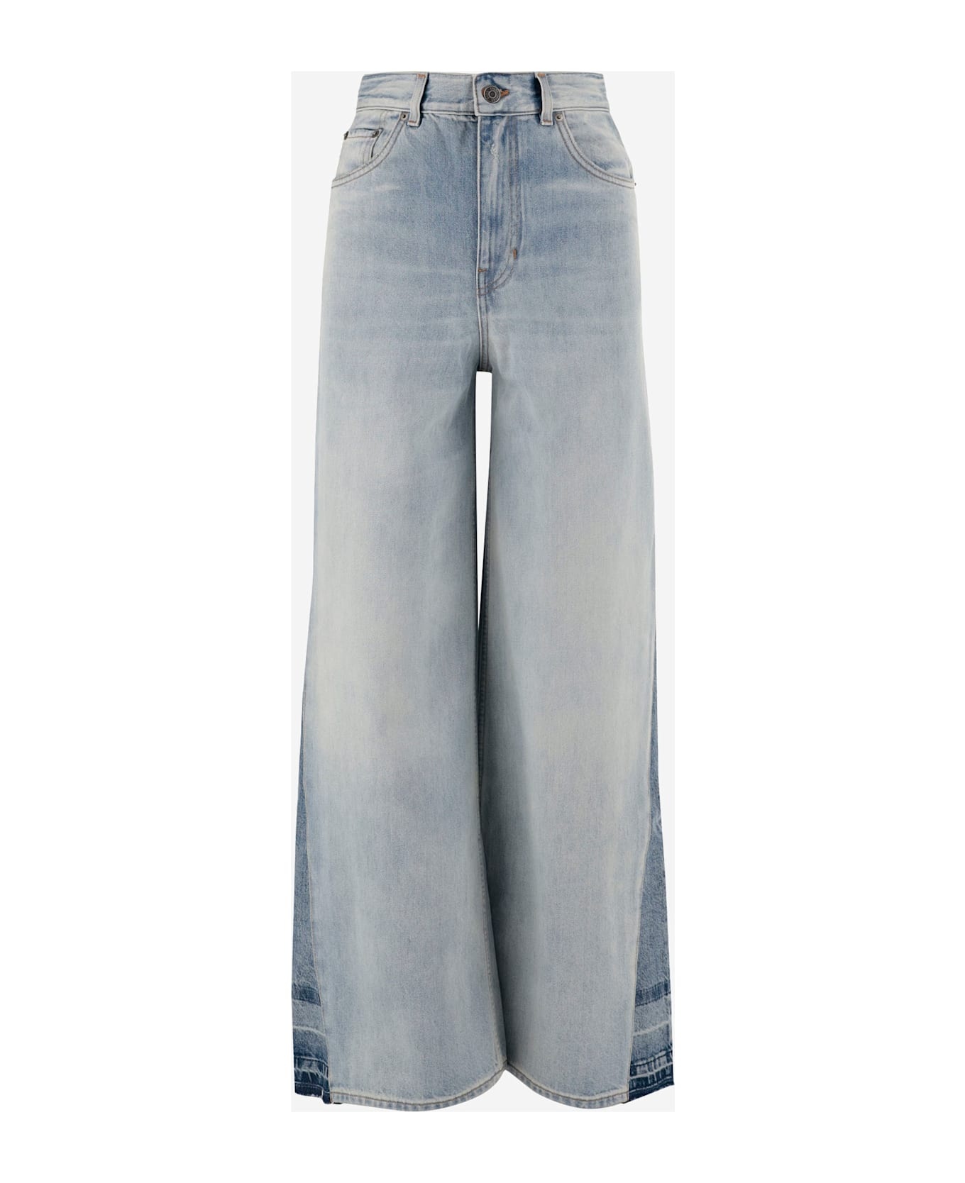 Cotton Denim Jeans - 1