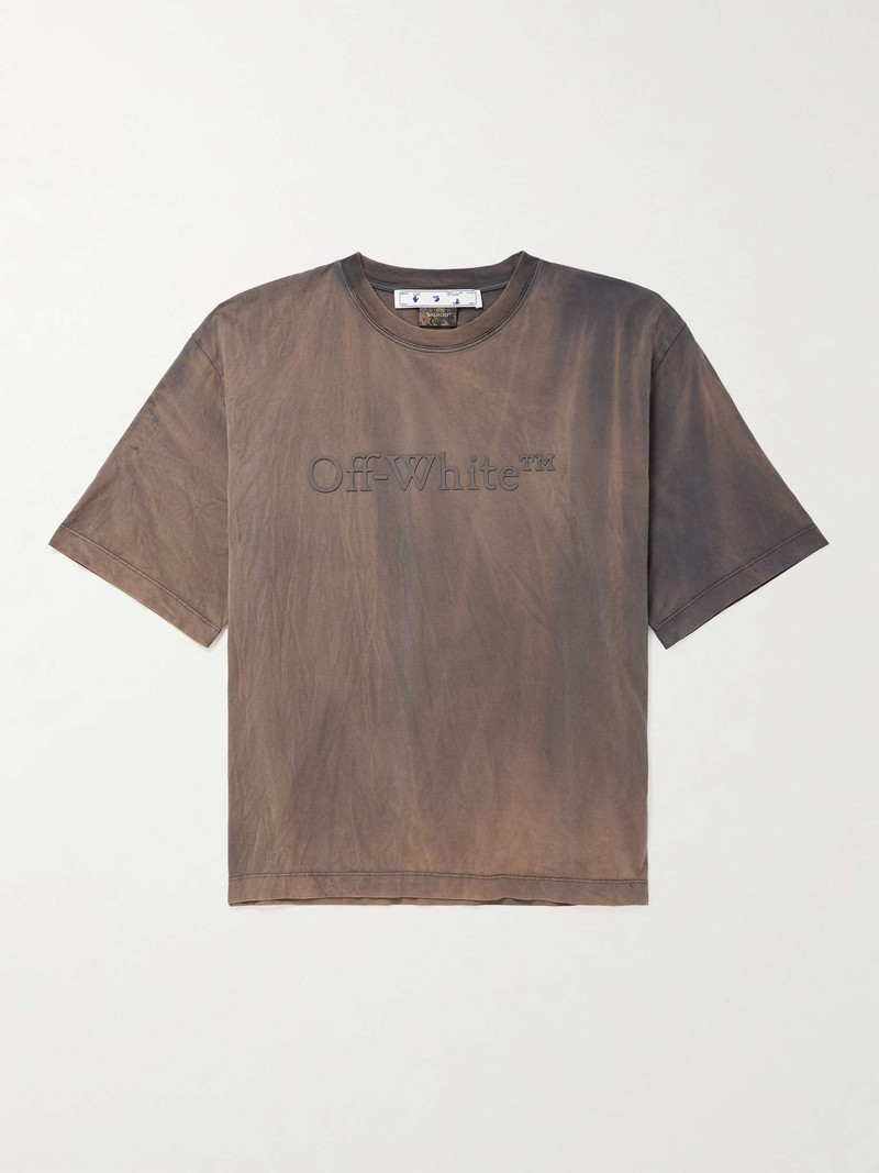 Appliquéd Tie-Dyed Cotton-Jersey T-Shirt - 1