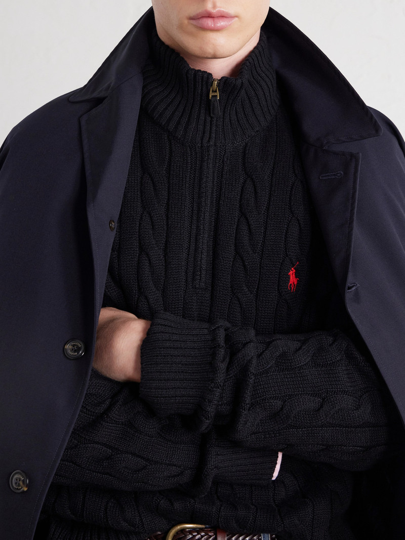 Cotton Half-Zip Sweater 5