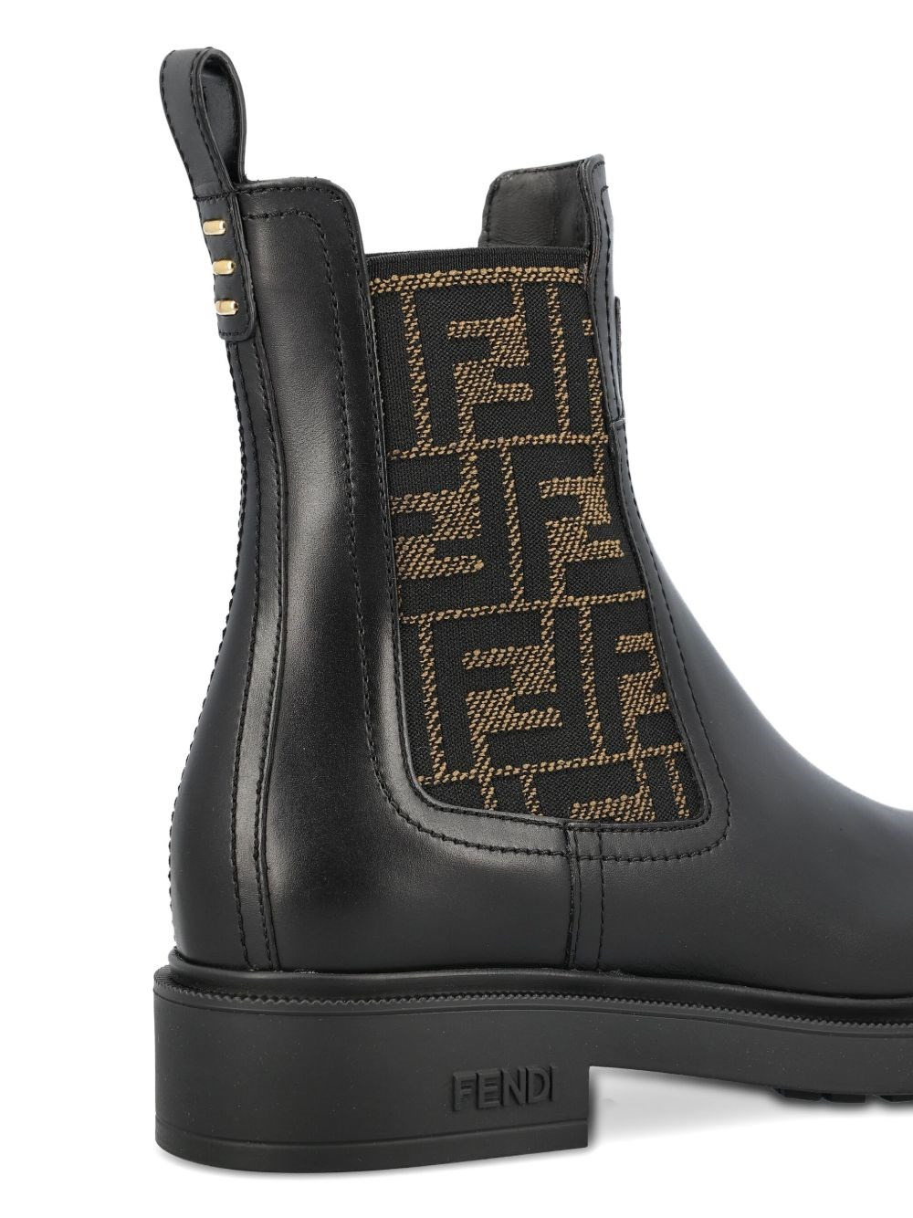 Fendi Filo leather boots - 4