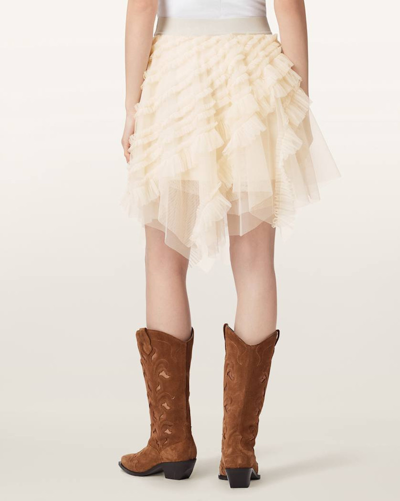 JAYDE RUFFLED TULLE MINI SKIRT 5