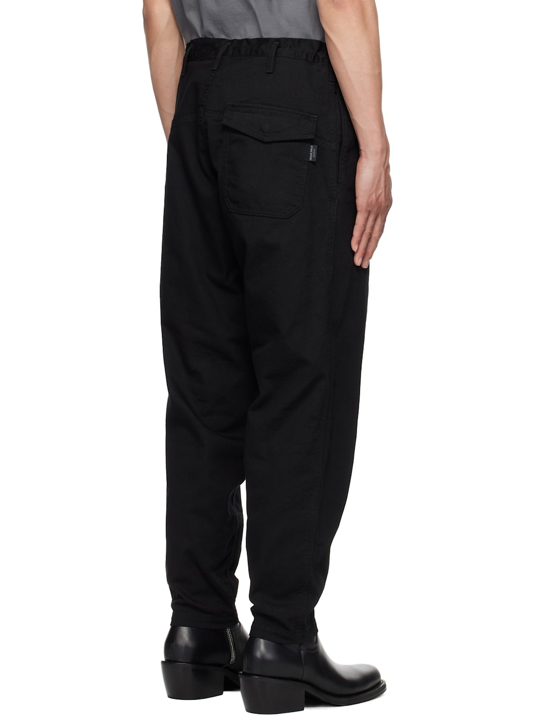 Black Scandal Katsuragi Waist String Work Pants - 3