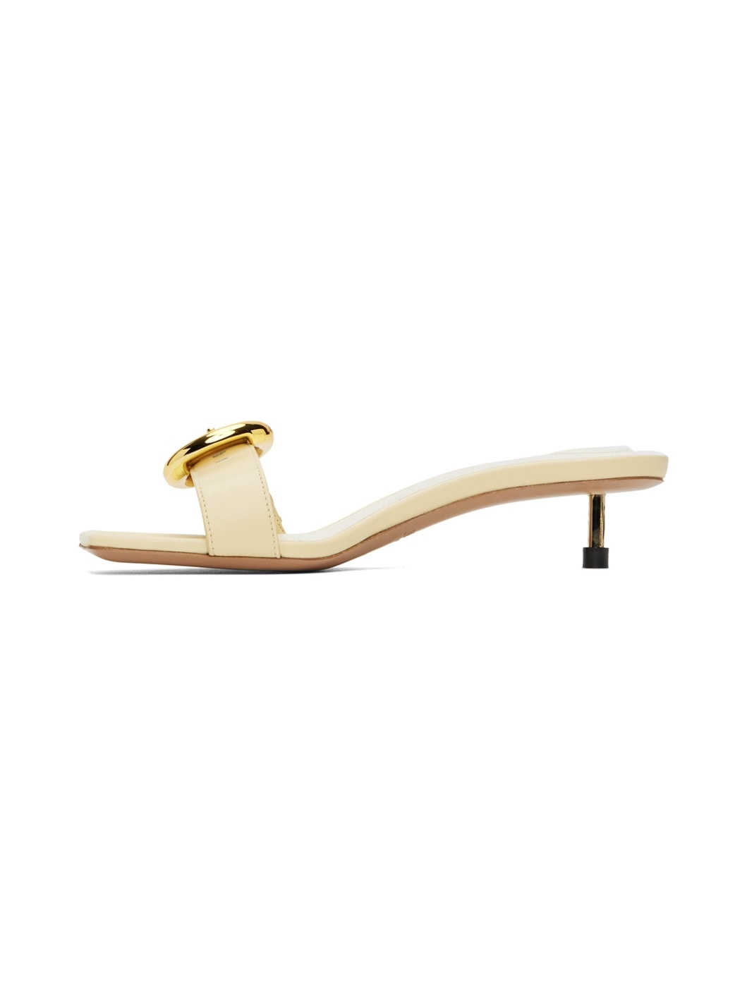 Beige Le Chouchou 'Les sandales Regalo basses' Heeled Sandals - 3