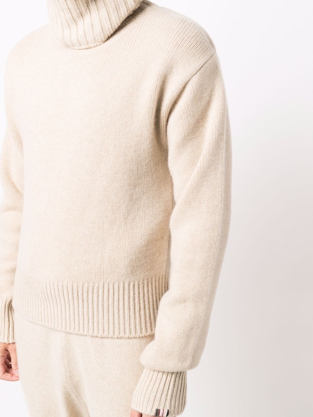 roll-neck cashmere jumper - 6