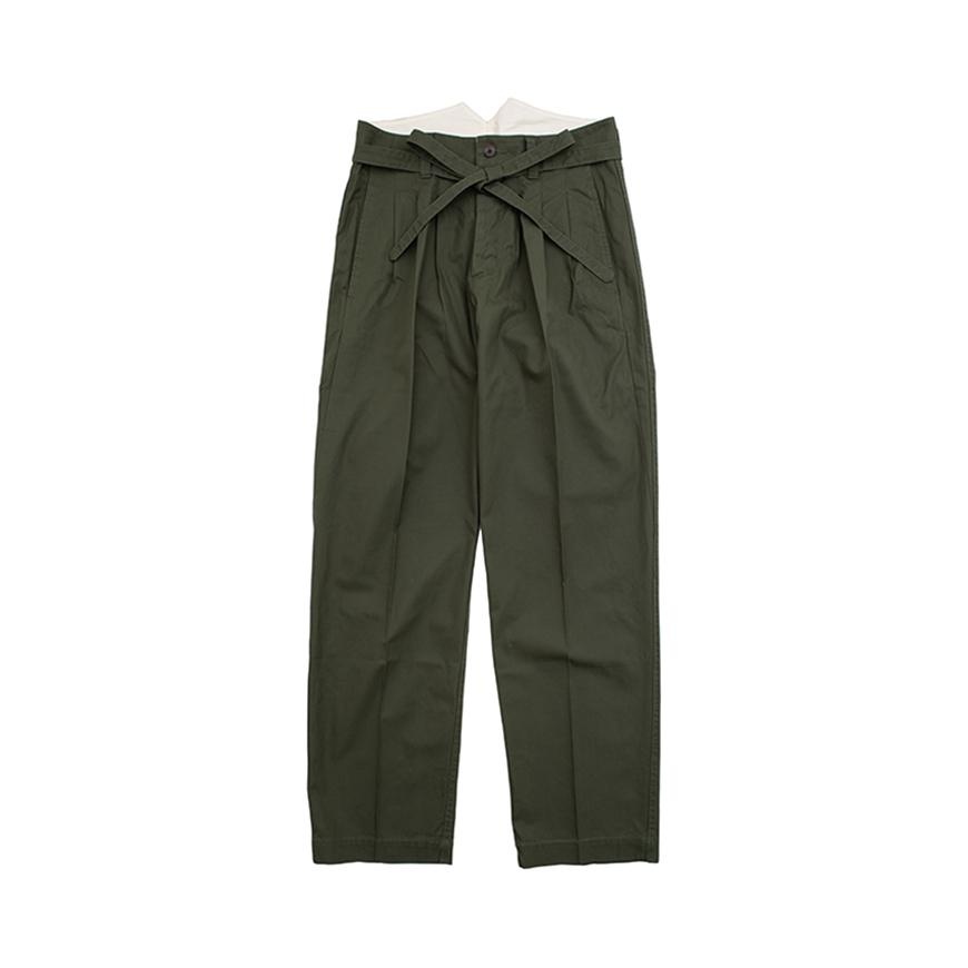 HAKAMA CHINO PANTS OLIVE - 1